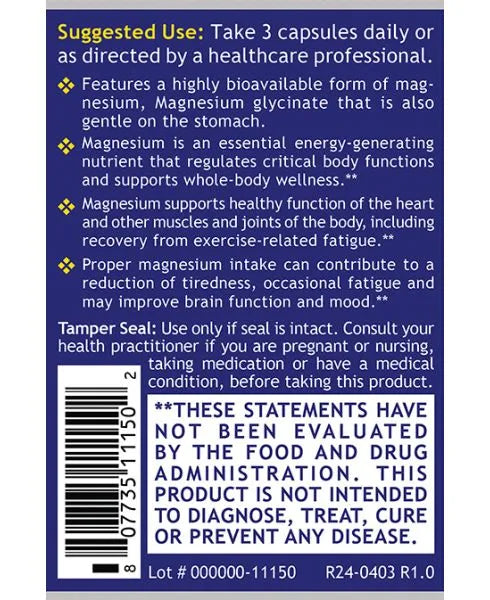 Magnesium Glycinate Caps