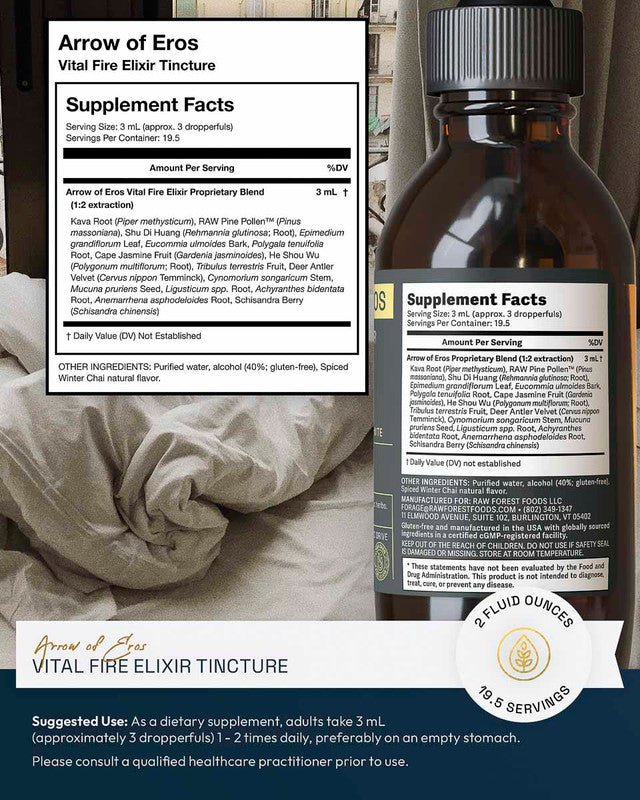 Arrow of Eros Vital Fire Aphrodisiac Elixir Tincture » 2 Ounce Bottle