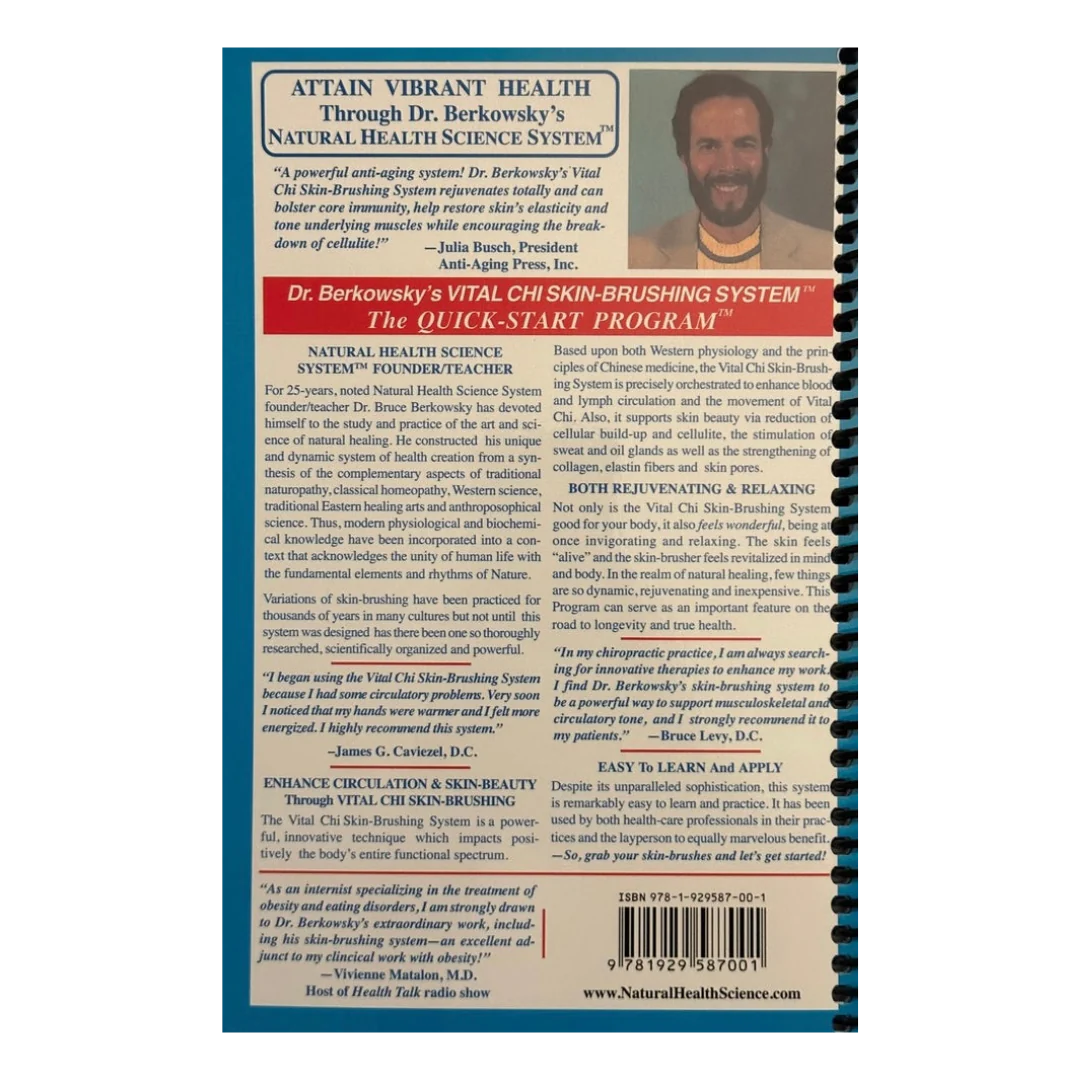 BOOK - Dr. Berkowsky's Vital Chi Skin-Brushing System