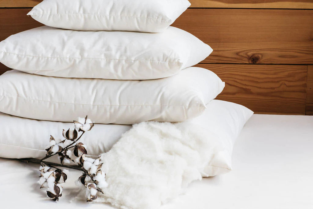 All-Natural Wool-Filled Bed Pillows