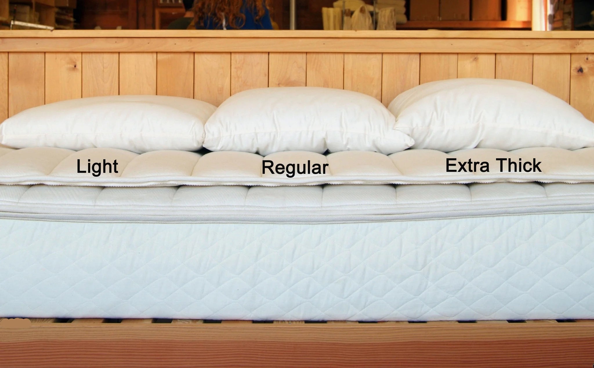 All-Natural Wool-Filled Bed Pillows