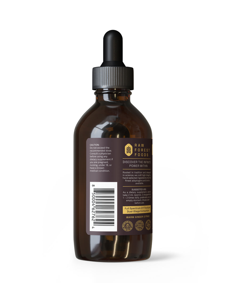 Forest Aurum Pine Pollen Nectar Tincture » 2:1 Dual-Stage Extraction » 4 Ounce Bottle