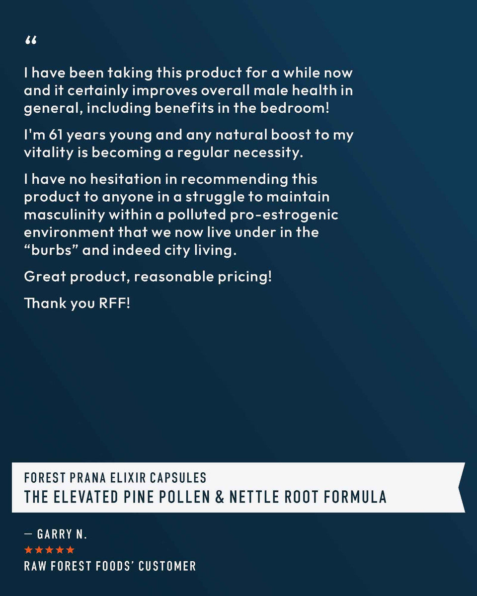 Forest Prana Elixir Pine Pollen and Nettle Root Capsules » 120 Count Bottle