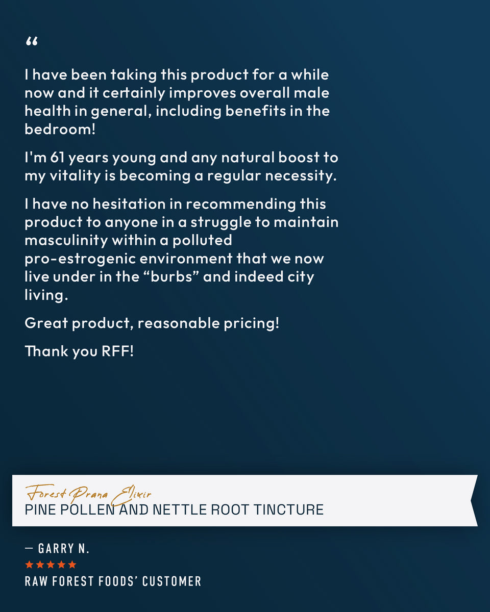 Forest Prana Elixir Pine Pollen and Nettle Root Tincture » 2 Ounce Bottle