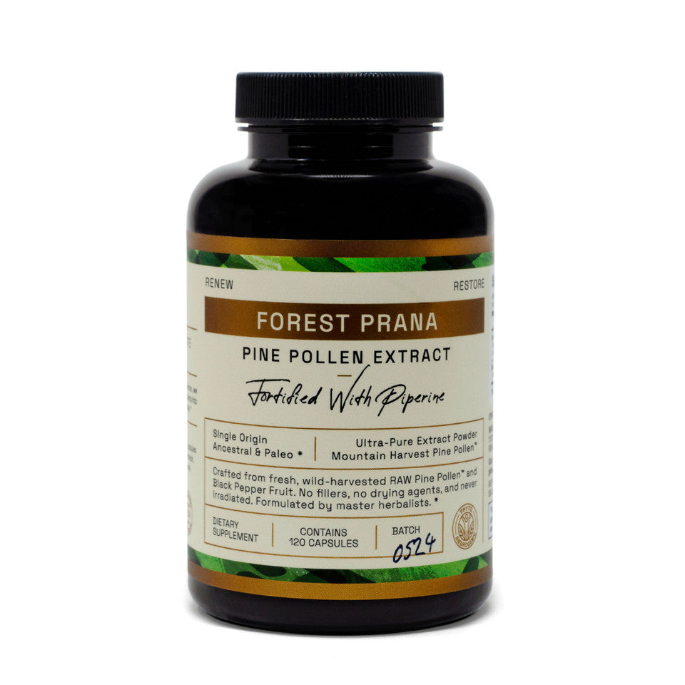 Forest Prana Pine Pollen Extract Capsules » 120 Count Bottle