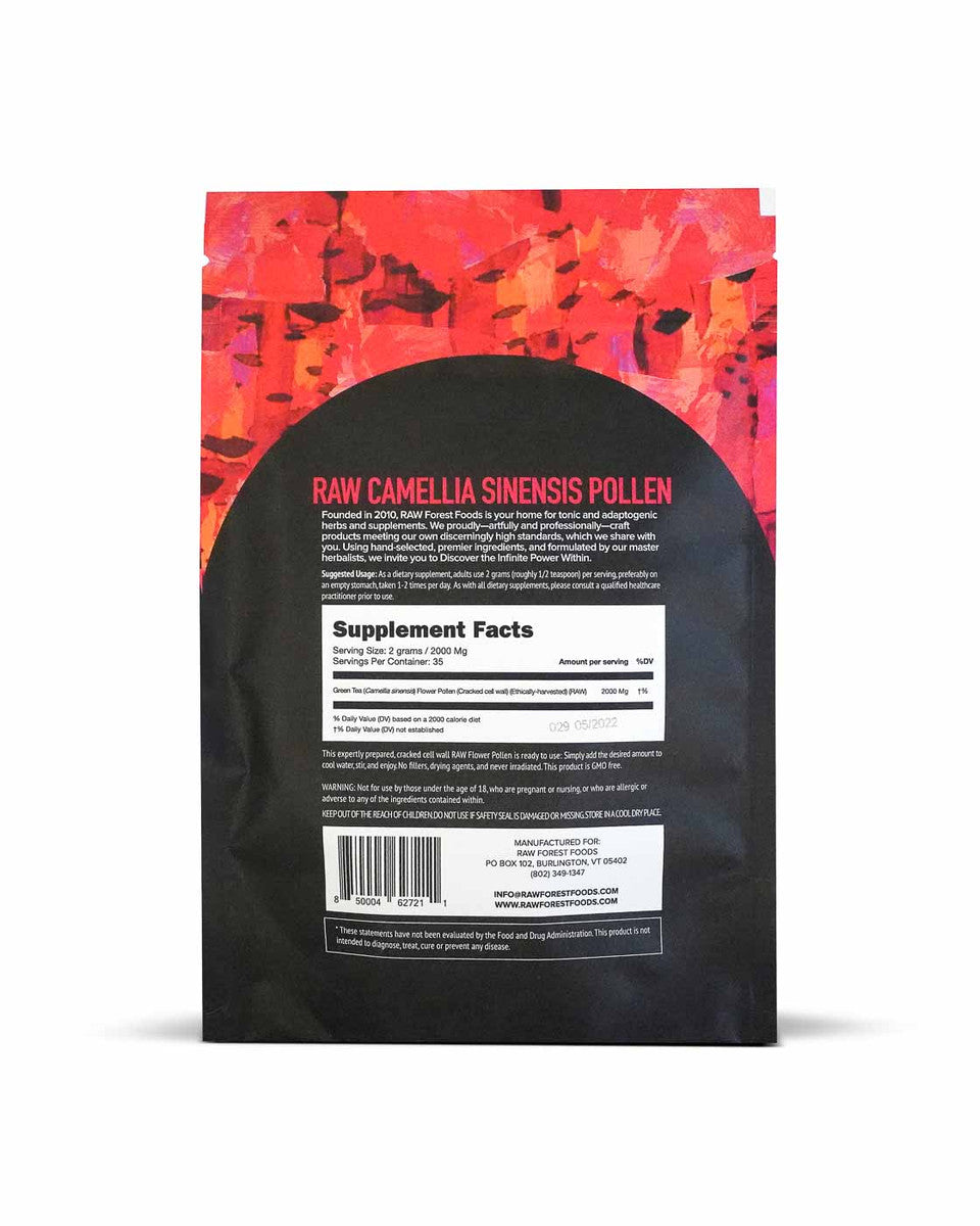 Farmer of Divinity RAW Camellia Flower Pollen Powder » 70 Gram Pouch