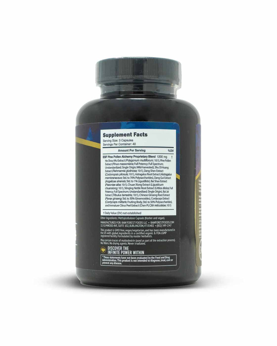 Mountain Alchemy Pine Pollen Elixir Capsules » 120 Count Bottle