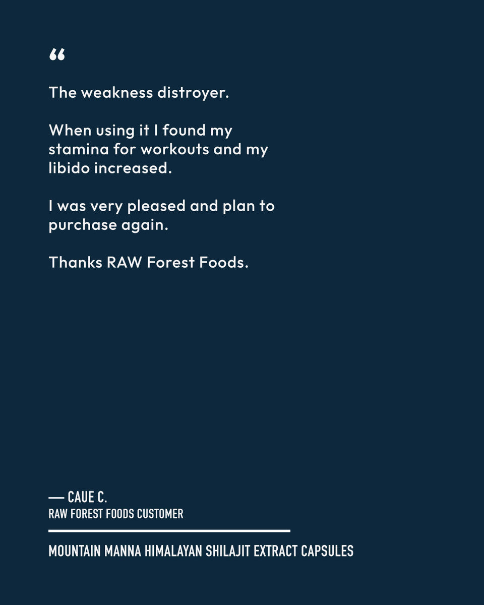 Mountain Manna Himalayan Shilajit Extract Capsules » 120 Count Bottle