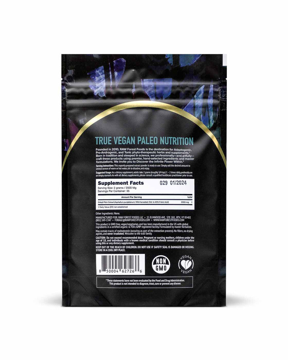 Mountain Manna Himalayan Shilajit Extract Powder » 70 Gram Pouch