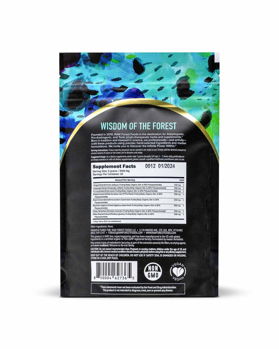 Twelve Rivers Functional Mushroom MycoMedic Extract Powder Elixir »70 Gram Pouch