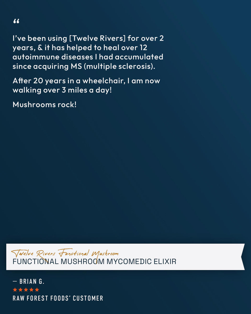 Twelve Rivers Functional Mushroom MycoMedic Elixir Tincture » 2 and 4 Ounce Bottles