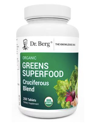 Dr Berg Organic Greens Superfood - Cruciferous Blend